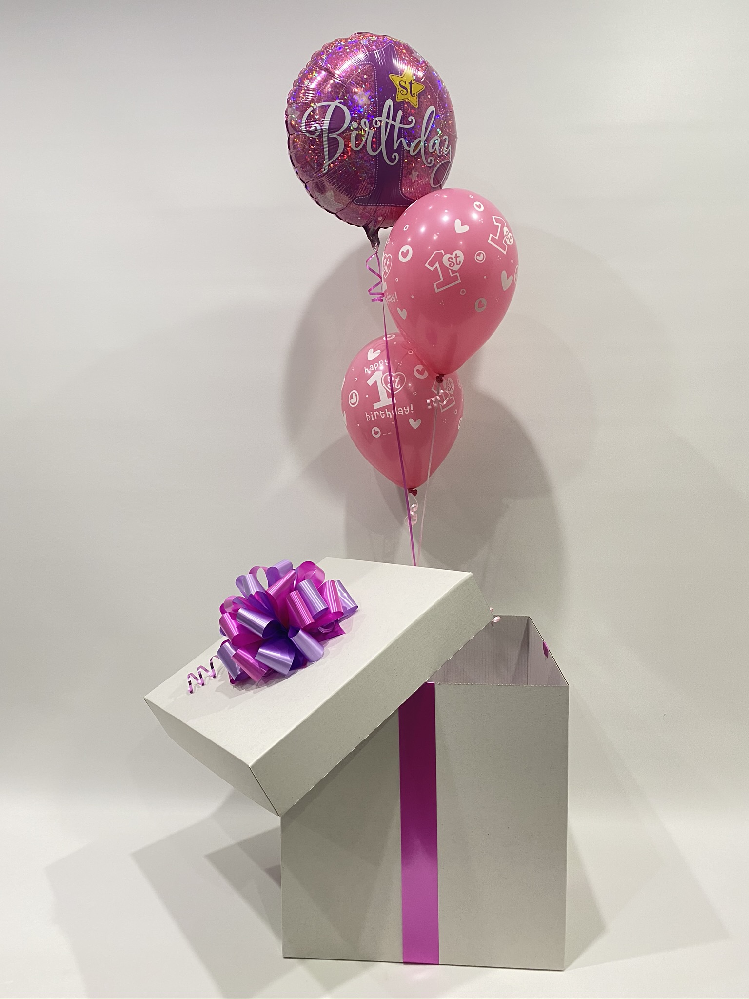 Balloon in a Box, First Birthday